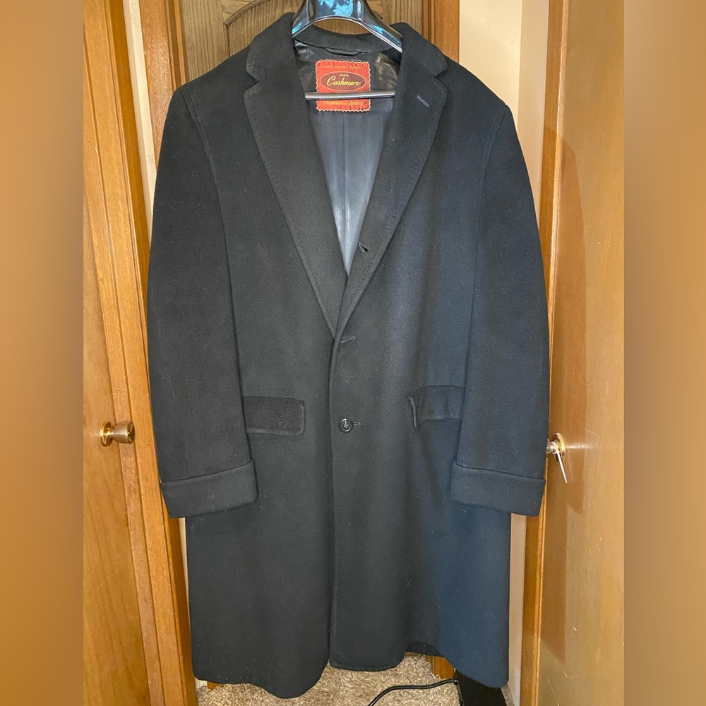 Made in USA! 1960’s Amalgamated Clothing Workers of America 100% Cashmere Mens!